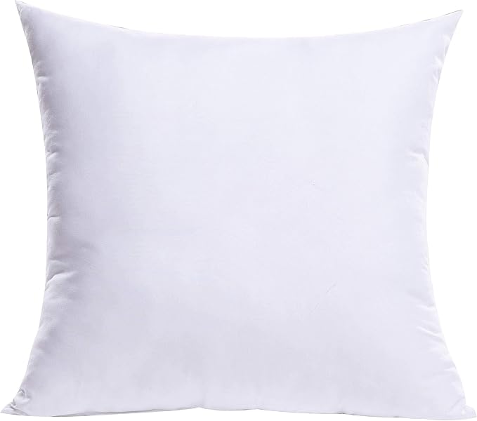 MIULEE 14x14 Inch Throw Pillow Insert for Couch Sofa Bed | Premium Virgin Filling, Soft Brushed Fabric, Decorative Pillow, Lumbar Back and Neck Support