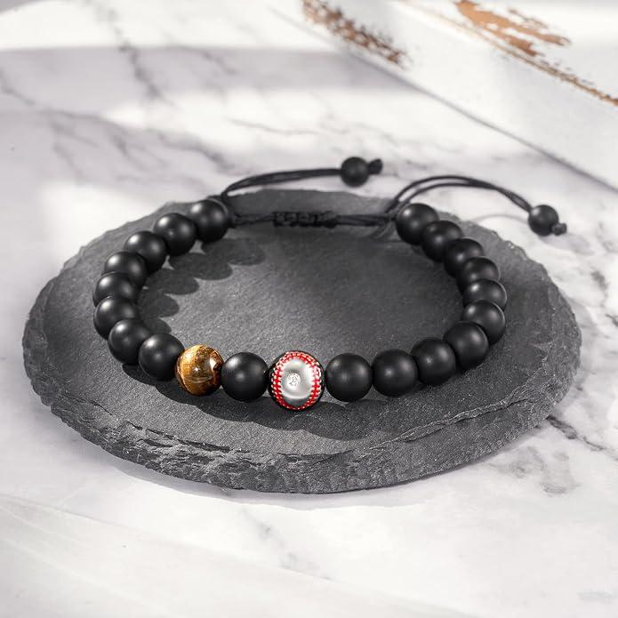 Baseball/Soccer/Basketball/Hockey/Golf/Football Bracelet Gifts for Boys Men