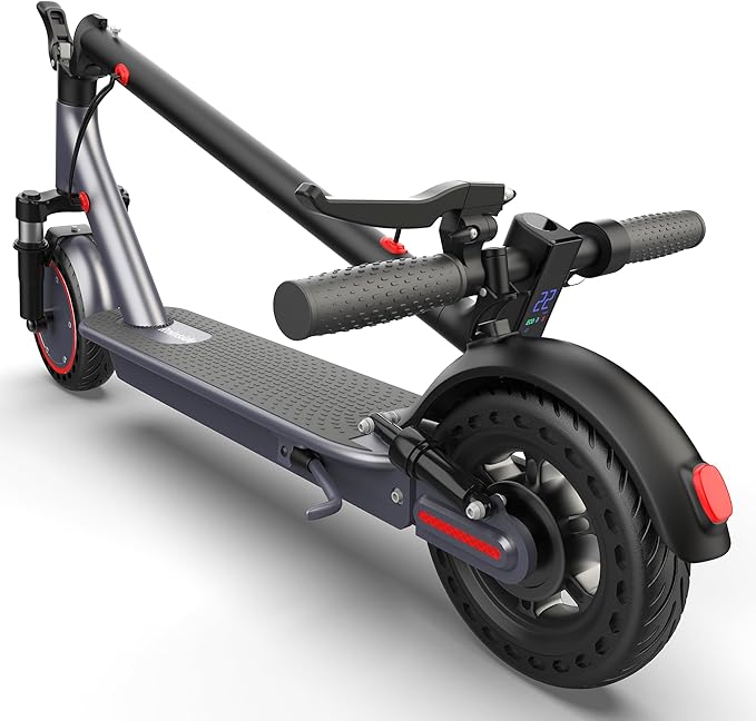 Electric Scooter for Adults- 8.5"/10''/14'' Tires, Up to 19/22MPH by 350W/500W Motor, Max 12/21/23/27/62Miles Long-Range Foldable Commuting Adults Scooter with Double Braking System and App