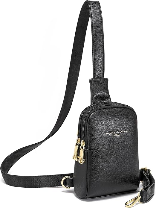 Lightweight Small Crossbody Sling Bag for Women | Mini Travel Purse,Multi-pocket with Card Slots,Durable Vegan Leather,Everyday Carry