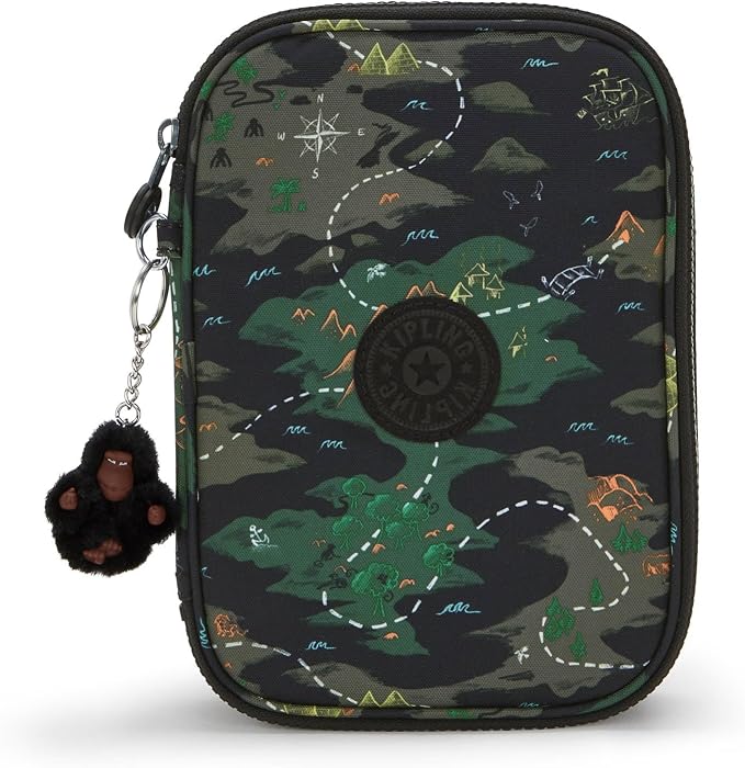 Kipling Women's 100 Pens Printed Case, Organize Accessories, Art Supplies, Makeup, Travel Organizer