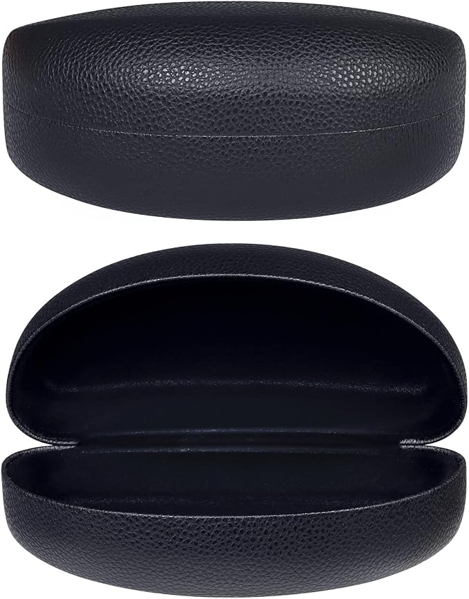 molshine Hard Shell Sunglasses Case,Classic Large Glasses Case for Sunglass,Eyeglasses with Cleaning Cloth,Pouch