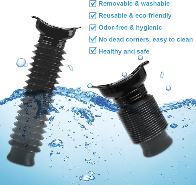 Pee Bottles for Men,Portable Urinal for Men,Collapsible Urine Bottle 750ML | Car Urinals for Men and Women,Emergency Urinal Bottle Shrinkable Pocket Toilet for Travel,Camping,Traffic Jam,Road Trips