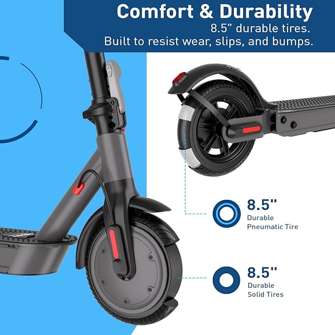 Hiboy S2 Nova Electric Scooter for Adults, 430W Peak Power, Up to 20 Miles Long-Range & 19 MPH, High-Strength Aluminum Body, Portable Folding E Scooter for Commuting with 8.5" Tires, Phone Holder