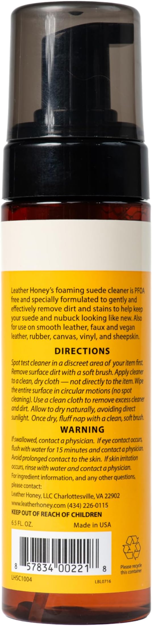 Leather Honey Suede Cleaner – Non-Toxic & Made in USA Since 1968 | Gently deep cleans & restores suede & nubuck shoes, boots, jackets, Uggs, bags & purses. Safe for any color including white.