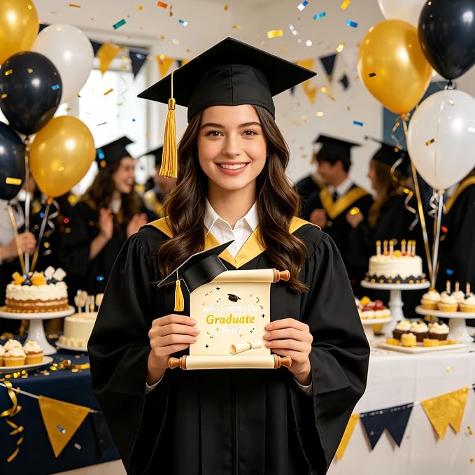 Graduation Party Game Cards - Who Knows The Graduate Best - 10PCS Graduation Party Collection Grad Celebration Party 2026 Supplies for High School/College/Senior School