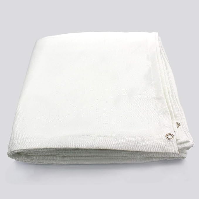 Welding Blanket Heavy Duty Fiberglass Fire Blanket Protect Work Area from Sparks (10Ft x 10 Ft)