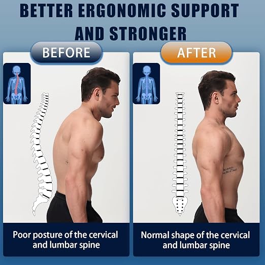 Posture Corrector for Men and Women, Adjustable Back Brace for Back, Neck and Shoulder Pain Relief, Back Support for Posture Improving Scoliosis, Hunchback, Hump, Thoracic, Spine Corrector (Large)