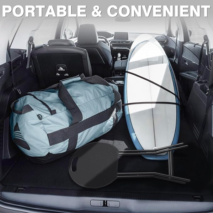 Portable Folding Chair with Handle, Heavy Duty Round Fold Stool Chair | 500lbs Capacity for Adults, 18 Inch Foldable Stool for Dorm, Kitchen, Vanity, Church and Outdoor use