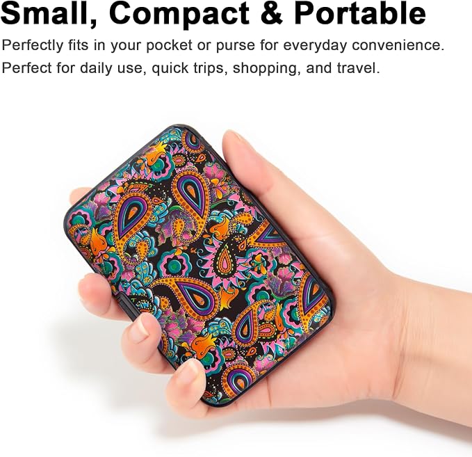 Credit Card Holder Small RFID Blocking Wallet Business Metal Slim Mini Aluminum Hard Case for Women Men