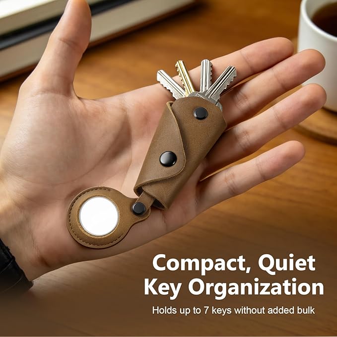 Key Organizer for Men Compact Key Holder Minimalist Key Case Metal Key Chain Key Holder for Keychain Secures 2-5 Keys