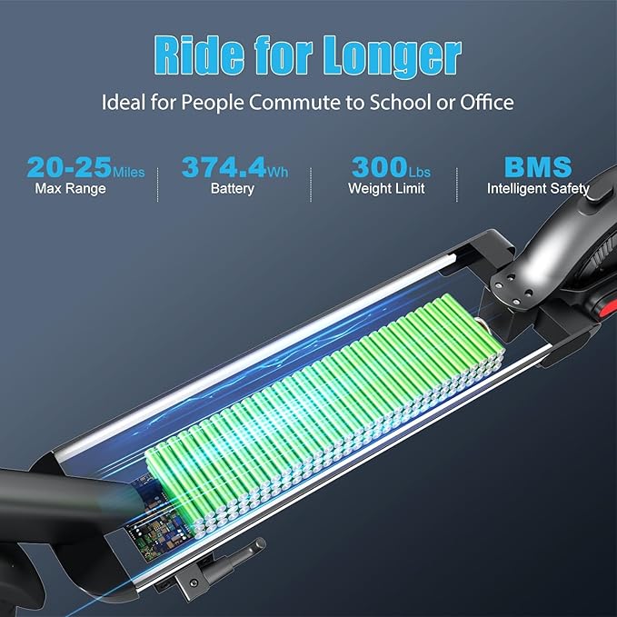 Caroma Electric Scooter with Seat Option,500/350W Motor Up to 25/20 Miles Range & 25/20 MPH Speed,9" Tires,Adjustable Electric Scooter for Adults,Foldable Commuting