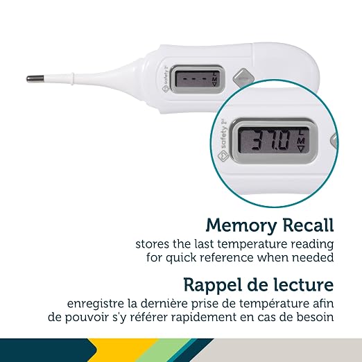 Safety 1st 3-in-1 Thermometer | Nursery | Analog | Pack of 2