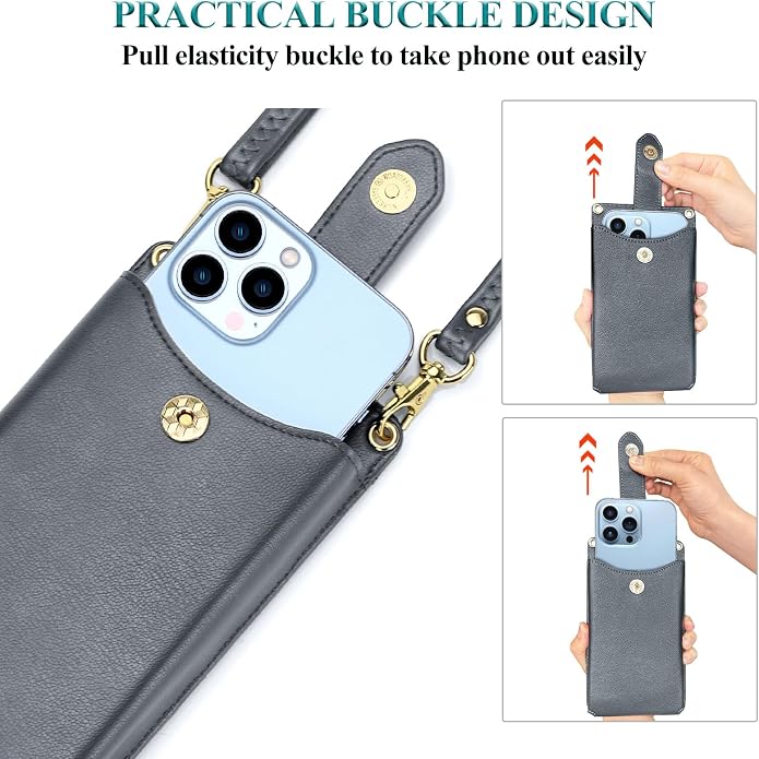 Peacocktion Small Crossbody Cell Phone Purse for Women, Lightweight Mini Small Crossbody Bags for Women with Card Slots