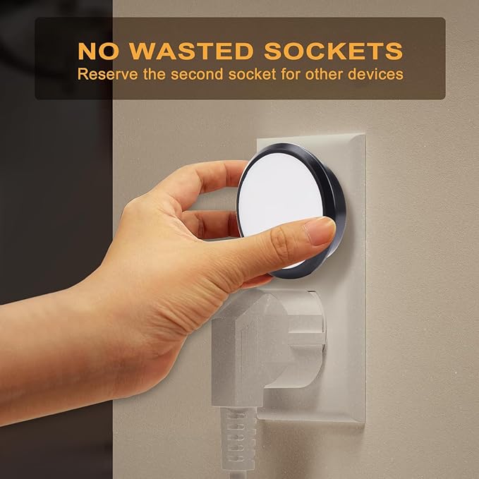 Night Lights Plug into Wall, Night Light with Dusk to Dawn Sensor, Soft White 3000K, Compact Plug in Nightlight for Kids, Adults, Bedroom, Bathroom, Hallway, 2-Pack