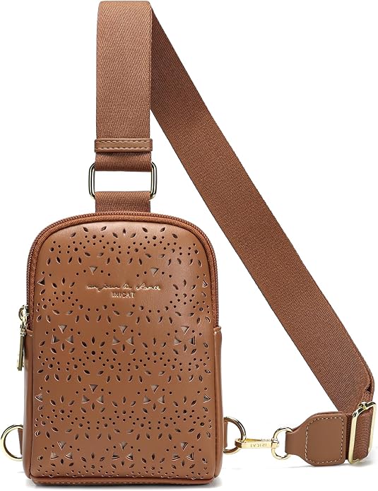 Lightweight Small Crossbody Sling Bag for Women | Mini Travel Purse,Multi-pocket with Card Slots,Durable Vegan Leather,Everyday Carry
