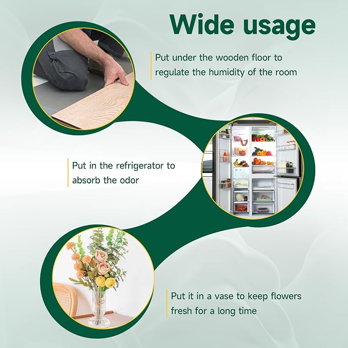 3 Packs 210g Odor Absorbing Activated Carbon Filter Refills for Lomi Smart Waste Kitchen Composter & Eco 5 & Vitamix FC-50-SP Electric Composter, Activated Charcoal Pellets