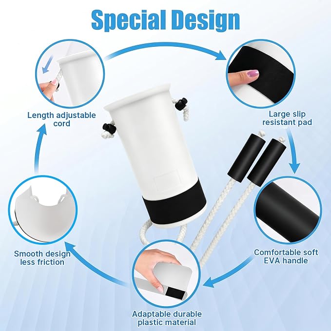 Sock Aids for Putting On Socks Kit,Sock Helper for Seniors with Adjustable Shoe Horn,Sock Assistant Device No Bending Easy Put on Socks Without Bending for Elderly, Disabled,After Surgery Recovery