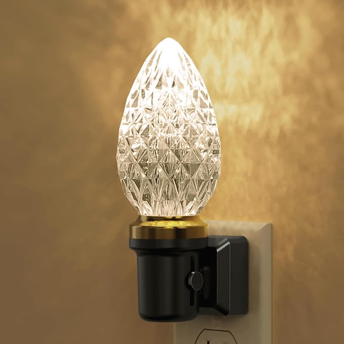 L LOHAS LED Night Light, LED Night Lights Plug into Wall | Dimmable Night Light, Auto Light Sensor, 3000K Warm White 0-100LM, Adjustable Brightness Nightlight, Bathroom Hallway Bedroom