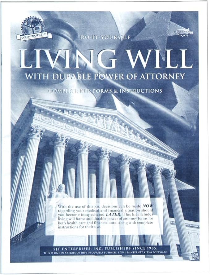 Do-It-Yourself Will Kit - Includes Last Will & Testament, Living Will | and Living Trust Booklets