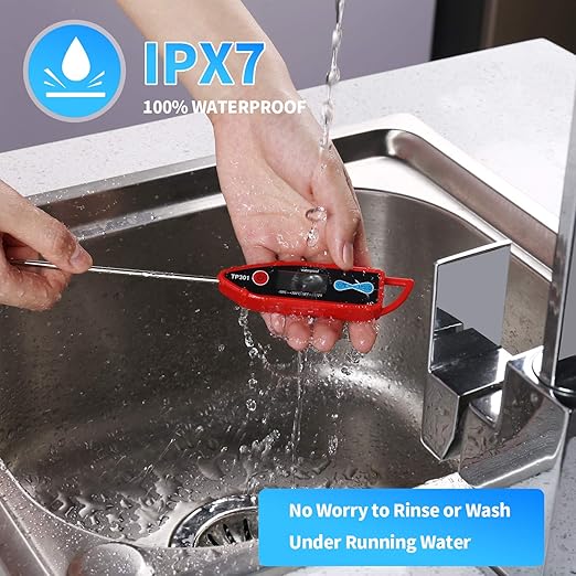 Yacumama Digital Water Thermometer for Liquids, Long Probe | Instant read, waterproof design, for water, liquids, candle making, food, meat and milk