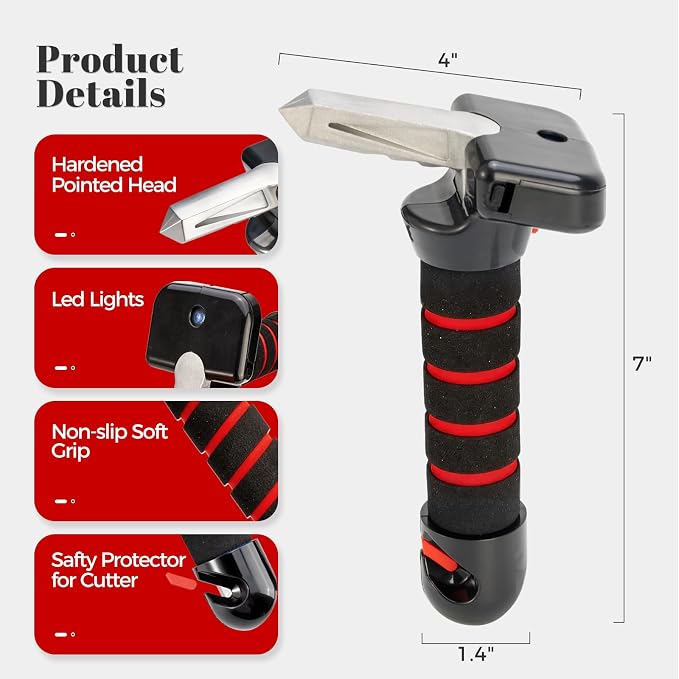 Car Door Handle for Elderly Mobility Car Handle Assist | Multifunction Automotive Grab Handles Car Cane for Seniors and Handicapped
