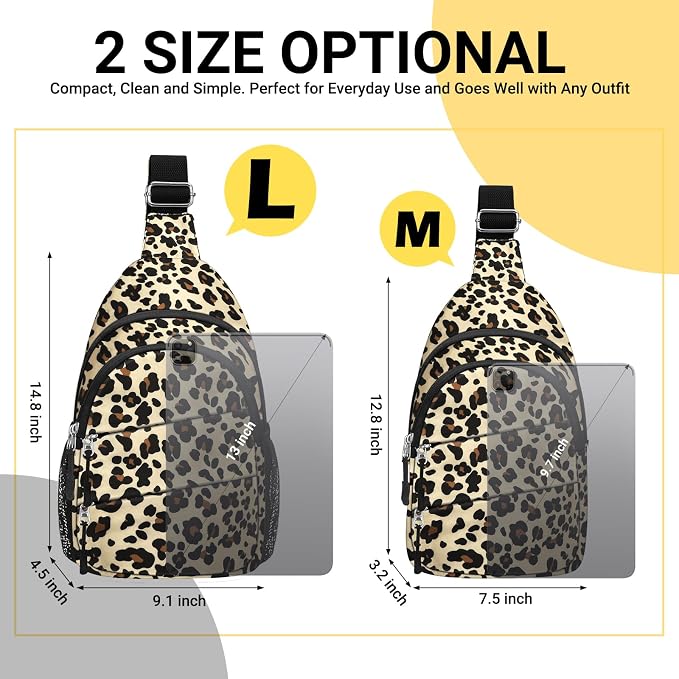Tuwubi Crossbody Bags for Women, Sling Bag for Men | Small Hiking Backpack Shoulder Bag Lightweight for Outdoors Travel