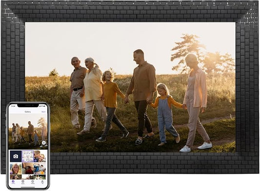 10.1 Inch WiFi Digital Picture Frame,Effortlessly Secure & Private Sharing,IPS Touch Screen, 16GB,Invite Family via Uhale App,Gift for Mother's Day, Parents, Grandparents