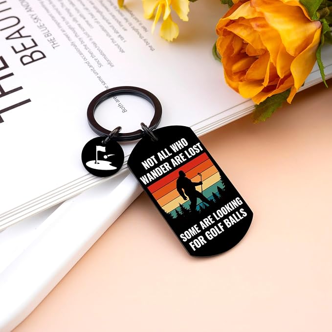 Golf Gifts for Men Funny Golf Keychain Gifts for Him Golfing Accessories