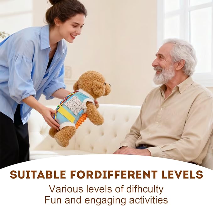 Dog Fidget Blanket, Dementia Products for Elderly, Best Gifts for Elderly Dementia Patients