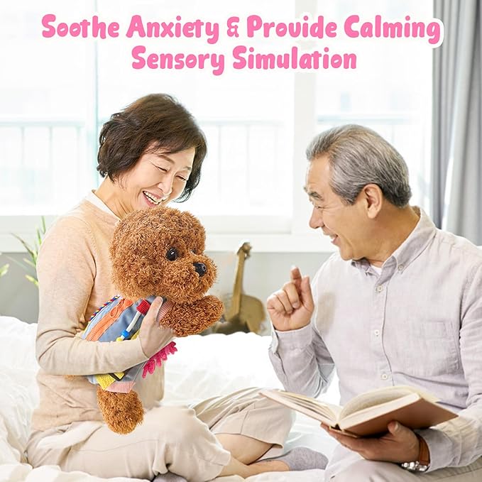 Fidget Blanket for Adults with Dementia | Dementia Activities for Seniors | Engaging Sensory Items for Elderly | Alzheimer’s Products and Gifts for Senior Stress Relief & Anxiety Reduction