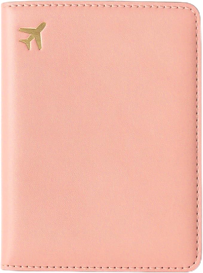 Passport Holder for Travel, RFID Blocking Waterproof PU Leather Travel Passport Cover Case Wallet
