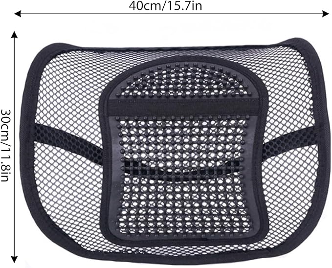Ochine Lumbar Support with Breathable Mesh, Mesh Back Lumbar Support, Lumbar Support Pillow Back Support Seat Cushion Breathable Back Support Cushion for Car Home and Office Chair