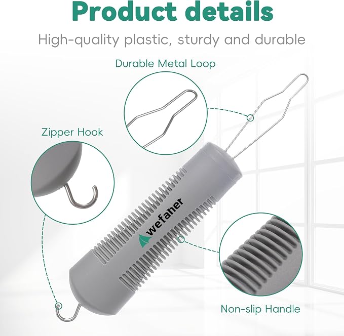 Wefaner Button and Zipper Assistant, One-Handed Button Assistance Device, Dressing Assistance, Gift for The Elderly, Suitable for Arthritis and Stroke,Weak Hands