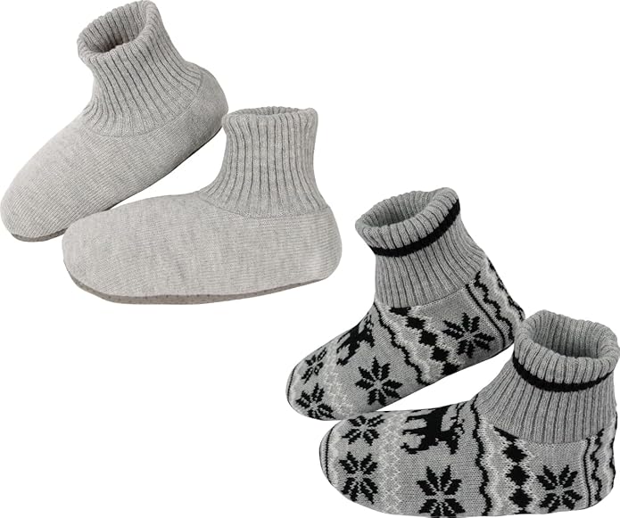 BenSorts Fuzzy Slipper Socks for Women Non Slip House Socks with Grips Gifts