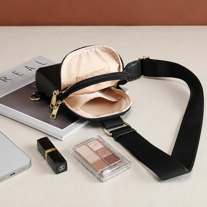 Lightweight Small Crossbody Sling Bag for Women | Mini Travel Purse,Multi-pocket with Card Slots,Durable Vegan Leather,Everyday Carry