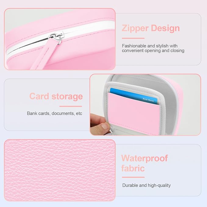 A8 Waterproof Pill Organizer Set, Twice-Daily Large Pill Organizer for Seven Days, Pill Storage with 14 Color-Coded Pouches, Reusable Travel Medicine Organizer