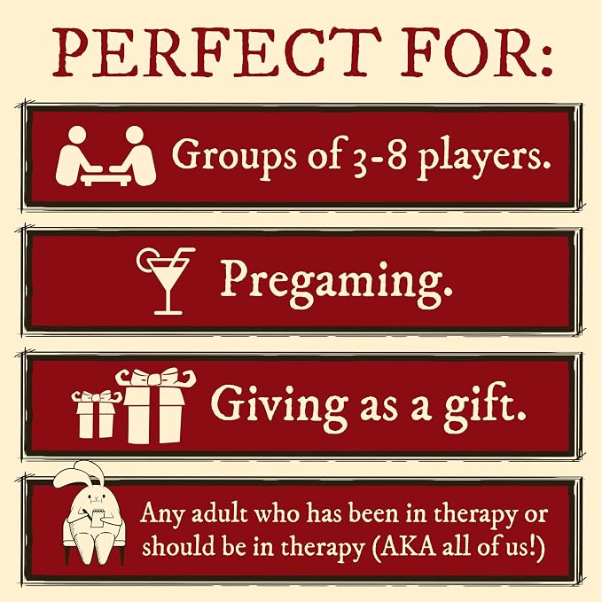 Horrible Therapist: Extra Horrible Edition by Exploding Kittens - A Card Game for 3-8 Players, Ages 17+ - Adult Party Game for Family Night | Build wildly inappropriate therapy comics with friends and family in this viral adult-only party game from The...