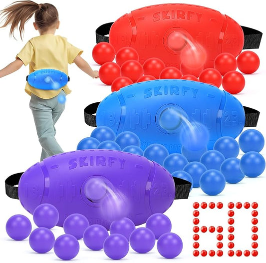 3 Pack Christmas Shaking Swing Balls Set for Kids Adults, Outdoors Indoors Birthday Games Toy with 60 Balls, Carnival Bachelorette Party Games for Boys and Girls, Lawn Minute to Win It for Kid 4 5 6+