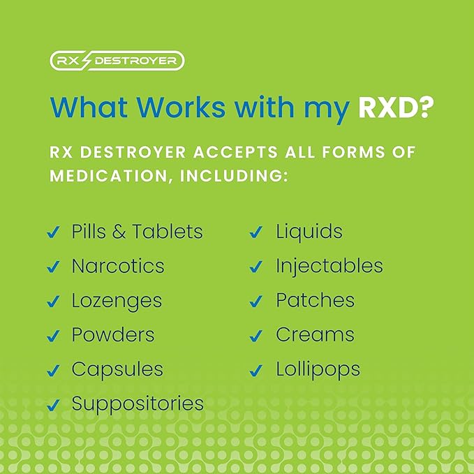 Rx Destroyer All-Purpose Formula - Eco-Friendly Medication Buster Solution, Drug Disposal in a Bottle for Pills, Capsules, Tablets, Liquids - 64 oz., 1 Count, 2 Packs, 2 Total