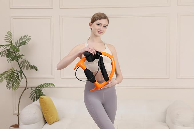 ECOGUN Posture Neck Exercising Cervical Spine Hydrator Pump, Relief for Stiffness, Relieves Neck Pain, Curve Restorer Orange
