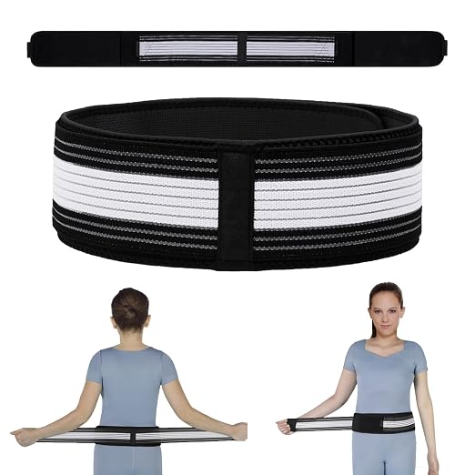 Waist Belt Sacroiliac Hip Belt, Lumbar Support Sciatica Pain Relief, Sacroiliac SI Joint - Lower Back Support Brace for Women and Men, Non-Slip and Adjustable & Breathable Back Pain Relief
