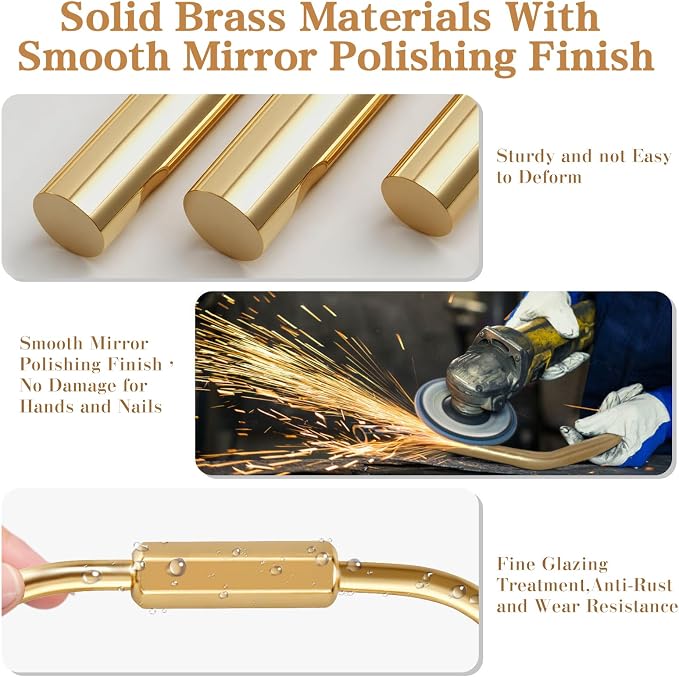 Muitcdo Brass Key Rings Bulk, Key Chain Organizer Holder for Men Women with Secure Screw Locking