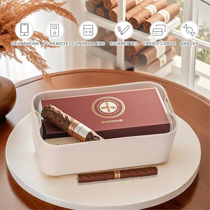 Lockable Storage Box,Medicine Lock Box with Code Lockable Storage Box Fridge Lock Boxes for Medicines, Food,Snacks,Locking Cell Phone Smart Device Jail,Combination Locked Box for Office,Home (Cream)