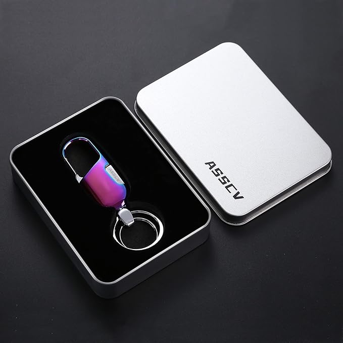 Car Keys Keychain, Heavy Duty Keychains,Car Key Fob Accessory For Men and Women,With Elegant Metal Box
