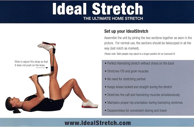 Leg Stretcher Hamstring Stretcher Hip Stretcher Patented | Calf Stretcher, Lower Back Stretcher, Patented Design, Supports Flexibility Training, Hamstring Recovery
