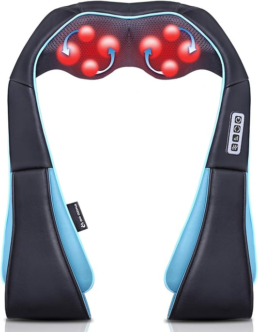 Mo Cuishle Shiatsu Neck Massager for Pain Relief – Deep Kneading Back Shoulder Massage with Heat – Ideal for Valentine’s Day, Christmas, Mother's Day, Father's Day, Gifts for Men Women Mom Dad Her Him