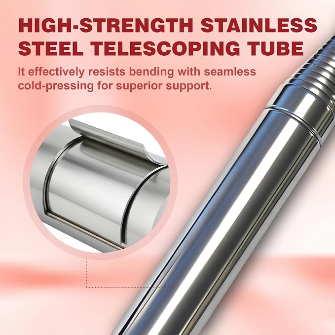 Golf Ball Retriever Telescopic for Water, 9/12/15/20Ft GolfBall Grabber Tool, Golf Accessories Gifts for Men, Women & Golfers, Golf Balls Picker with Stainless Steel Shaft & Rubber Grip