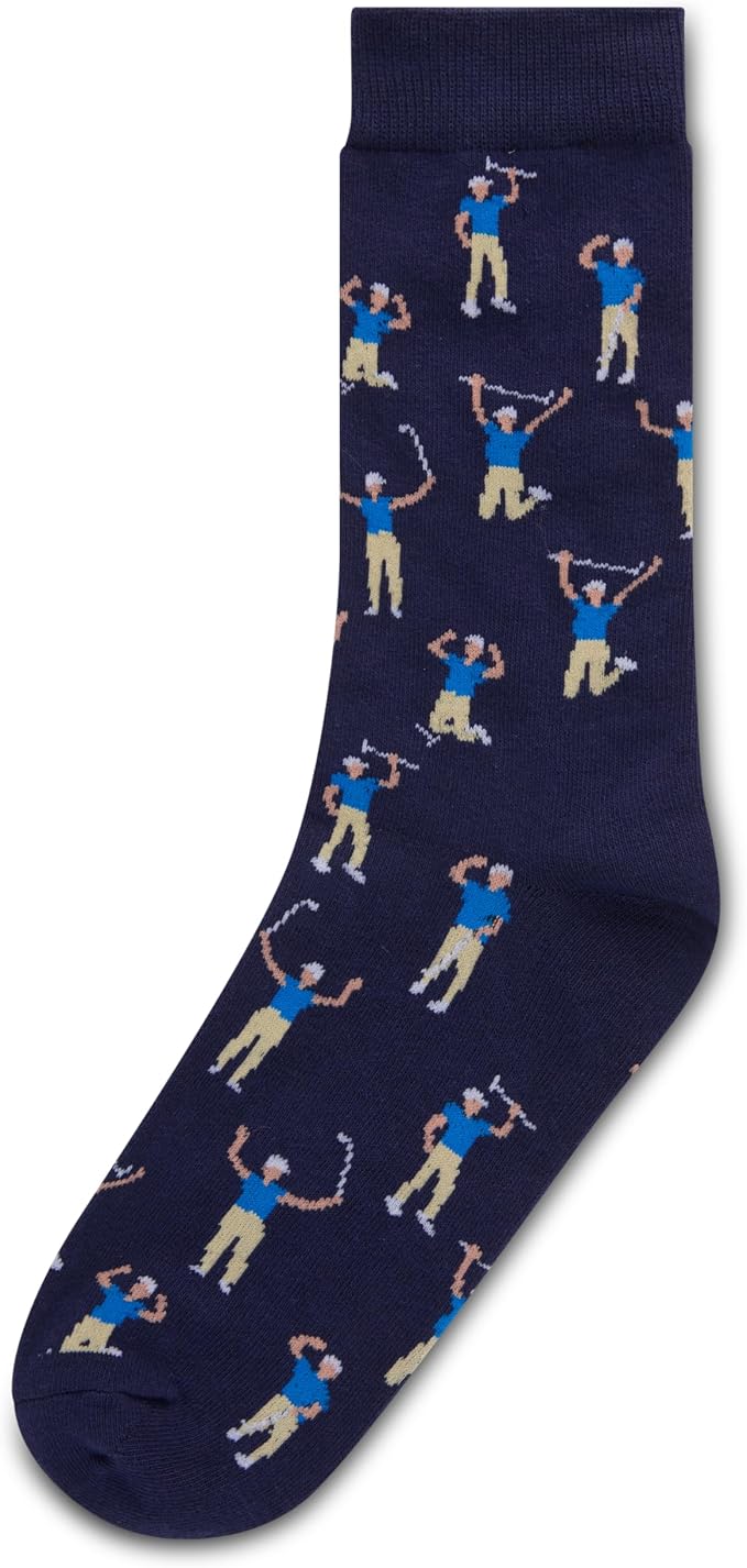 Funny Golf Socks For Men, Hilarious Golf Gift For Men, One Size 8-13