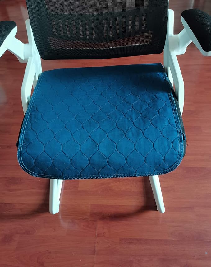 Pack of 3 Small Quilted Underpad 18"X24" Reusable Incontinence Bed Pads Washable Waterproof Extra Absorbent Chair Pads Wetting